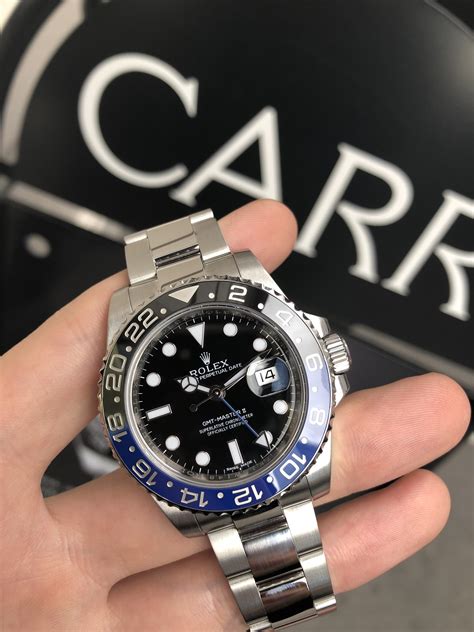 rolex batman fuori produzione|rolex gmt batman watch.